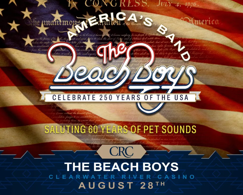 The Beach Boys 2026 & 2027 tour poster